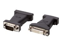 Belkin PRO Series Digital Video Interface Adapter - DVI-adapter - DVI-I (hunn) til HD-15 (VGA) (hann) - tommelskruer F2E4261BT