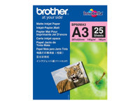Brother BP - Matt - A3 (297 x 420 mm) - 145 g/m² - 25 ark papir - for Brother HL-J6000, MFC-J2340, J3540, J3940, J5340, J5630, J6583, J6983, J6995, J6997, J6999 BP60MA3