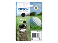 Epson 34XL - 16.3 ml - XL - svart - original - blister - blekkpatron - for WorkForce Pro WF-3720, WF-3720DWF, WF-3725DWF C13T34714010