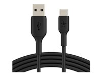 Belkin BOOST CHARGE - USB-kabel - 24 pin USB-C (hann) til USB (hann) - 1 m - svart CAB001BT1MBK