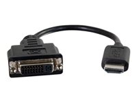 C2G HDMI to DVI-D Adapter - HDMI to Single Link DVI-D Converter - M/F - Videokonverter - HDMI - DVI - svart 41352