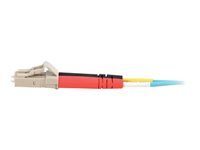 C2G LC-LC 10Gb 50/125 OM3 Duplex Multimode PVC Fiber Optic Cable (LSZH) - Nettverkskabel - LC multimodus (hann) til LC multimodus (hann) - 3 m - fiberoptisk - dupleks - 50 / 125 mikroner - OM3 - halogenfri - akvamarin 85551