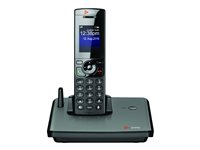Poly VVX D230 - Trådløs VoIP-telefon med anrops-ID - DECT - treveis anropskapasitet - SIP, SDP - 8 linjer - svart 8K163AA