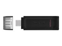 Kingston DataTraveler 70 - USB-flashstasjon - 128 GB - USB-C 3.2 Gen 1 DT70/128GB