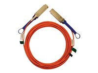 NVIDIA - 40GBase-AOC direkte tilkoblingskabel - QSFP til QSFP - fiberoptisk - Active Optical Cable (AOC) 980-9I14F-00B010