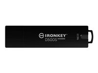 Kingston IronKey D500SM - USB-flashstasjon - kryptert - 16 GB - USB 3.2 Gen 1 - TAA-samsvar IKD500SM/16GB