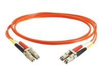 C2G LC-LC 50/125 OM2 Duplex Multimode PVC Fiber Optic Cable (LSZH) - Nettverkskabel - LC multimodus (hann) til LC multimodus (hann) - 30 m - fiberoptisk - dupleks - 50 / 125 mikroner - OM2 - halogenfri - oransje 85503