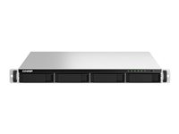 QNAP TS-464U-RP - NAS-server - 4 brønner - 16 TB - kan monteres i rack - SATA 6Gb/s - HDD 4 TB x 4 - RAID RAID 0, 1, 5, 6, 10, JBOD - RAM 8 GB - 2.5 Gigabit Ethernet - iSCSI støtte - 1U TS-464U-RP-8G+4XHDWG440UZSVA