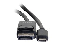 C2G 6ft USB C to DisplayPort Cable - 4K 30Hz - Ekstern videoadapter - USB-C - DisplayPort - svart 26902