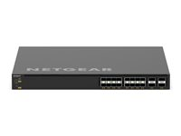 NETGEAR M4350 Series M4350-16V4C - Switch - L3 - Styrt - 16 x 1/10/25 Gigabit SFP28 + 4 x 40/100 Gigabit QSFP28 - front til bakside-luftflyt - rackmonterbar VSM4320C-100NES