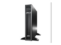 APC Smart-UPS X 1000 Rack/Tower LCD - UPS (kan monteres i rack) - AC 230 V - 800 watt - 1000 VA - RS-232, USB - utgangskontakter: 8 - 2U - svart SMX1000I