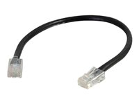 C2G Cat5e Non-Booted Unshielded (UTP) Network Patch Cable - Koblingskabel - RJ-45 (hann) til RJ-45 (hann) - 5 m - UTP - CAT 5e - flertrådet, uniboot - svart 83045