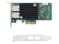 Intel X550-T2 - Nettverksadapter - PCIe 3.0 x4 lav profil - 10Gb Ethernet x 2 - grønn 4XC1M37101