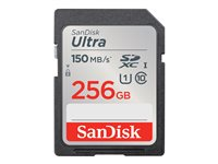 SanDisk Ultra - Flashminnekort - 256 GB - UHS-I U1 / Class10 - SDXC UHS-I SDSDUNC-256G-GN6IN