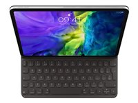 Apple Smart - Tastatur og folioveske - Apple Smart connector - QWERTY - Internasjonal engelsk / kanadisk fransk - for 10.9-inch iPad Air (4th generation, 5th generation); 11-inch iPad Pro (1st generation, 2nd generation, 3rd generation) MXNK2Z/A