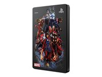 Seagate Game Drive for PS4 STGD2000203 - Marvel Avengers Limited Edition - Avengers Assemble - harddisk - 2 TB - ekstern (bærbar) - USB 3.0 - metallgrå - for Sony PlayStation 4 STGD2000203