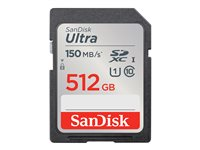SanDisk Ultra - Flashminnekort - 512 GB - Class 10 - SDXC UHS-I SDSDUNC-512G-GN6IN