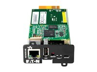 Eaton Cybersecure Gigabit NETWORK-M2 Card for UPS and PDU, UL 2900-1 and IEC 62443-4-2 Certified - Adapter for fjernstyrt administrasjon - Gigabit Ethernet x 1 - for 5P 1500 RACKMOUNT NETWORK-M2