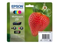 Epson 29 Multipack - 4-pack - svart, gul, cyan, magenta - original - blister - blekkpatron - for Expression Home XP-245, 247, 255, 257, 332, 342, 345, 352, 355, 435, 442, 445, 452, 455 C13T29864012