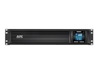 APC Smart-UPS C 1500VA 2U LCD - UPS (kan monteres i rack) - AC 230 V - 900 watt - 1500 VA - USB - utgangskontakter: 4 - 2U - svart SMC1500I-2U