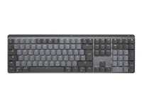 Logitech Master Series MX Mechanical - Tastatur - bakbelysning - trådløs - Bluetooth LE - QWERTY - Nordisk (dansk/finsk/norsk/svensk) - tastsvitsj: Tactile Quiet - grafitt 920-010753