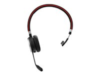 Jabra Evolve 65 SE MS Mono - Hodesett - on-ear - Bluetooth - trådløs - USB - Certified for Microsoft Teams - for Jabra Evolve; LINK 380a MS 6593-833-309