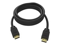 VISION Professional - HDMI-kabel med Ethernet - HDMI hann til HDMI hann - 1 m - svart - 4K-støtte TC 1MHDMI/BL