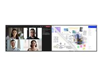 NEC 55" Dual Collaboration Room System - Videokonferansesett - med MultiSync M551 IGB non-touch 40001570