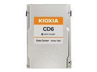 KIOXIA CD6-R Series KCD61LUL3T84 - SSD - 3840 GB - intern - 2.5" - PCIe 4.0 (NVMe) KCD61LUL3T84