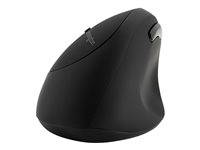 Kensington Pro Fit Ergo Wireless Mouse - Vertikal mus - ergonomisk - venstrehendt - 6 knapper - trådløs - 2.4 GHz K79810WW