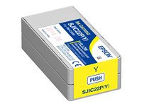 Epson SJIC22P(Y) - Gul - original - blekkpatron - for TM C3500 C33S020604