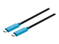Kensington - USB-kabel - 24 pin USB-C (hann) til 24 pin USB-C (hann) - 1 m - 4K-støtte K38235WW