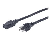 APC - Strømkabel - NEMA 5-15 (hann) til power IEC 60320 C13 - AC 120 V - 2.44 m - svart - for P/N: SCL400RMJ1U, SMX1000C, SMX1500RM2UC, SMX1500RM2UCNC, SMX750C, SMX750CNC AP9893