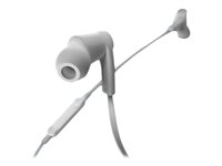 Belkin ROCKSTAR - Ørepropper med mikrofon - i øret - kablet - Lightning - lydisolerende - hvit - for Apple 10.5-inch iPad Pro; iPad mini 4; iPhone 7, 7 Plus, 8, 8 Plus, X, XR, XS, XS Max G3H0001BTWHT