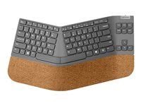 Lenovo Go Split - Tastatur - trådløs - 2.4 GHz - Nordisk - stormgrå 4Y41C33789