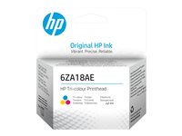 HP - Farge (cyan, magenta, gul) - skriverhode - for Ink Tank 11X; Smart Tank 5105, 51X, 67X; Smart Tank Plus 55X, 57X; Smart Tank Wireless 51X 6ZA18AE