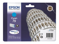 Epson 79 - 6.5 ml - cyan - original - blekkpatron - for WorkForce Pro WF-4630DWF, WF-4640DTWF, WF-5110DW, WF-5190DW, WF-5620DWF, WF-5690DWF C13T79124010