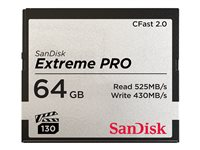 SanDisk Extreme Pro - flashminnekort - 64 GB - CFast 2.0 SDCFSP-064G-G46D
