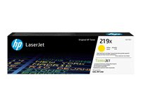 HP 219X - Høy ytelse - gul - original - LaserJet - tonerpatron (W2192X) - for P/N: 499Q6F#B19, 499Q6F#BAZ, 499Q7F#BAZ, 499Q8F#B19, 499Q8F#BAZ, 499R0F#BAZ, 8D7L0A#BAZ W2192X