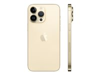 Apple iPhone 14 Pro Max - 5G smartphone - dobbelt-SIM / Internminne 256 GB - OLED-display - 6.7" - 2796 x 1290 pixels (120 Hz) - 3x bakkamera 48 MP, 12 MP, 12 MP - front camera 12 MP - gull MQ9W3QN/A