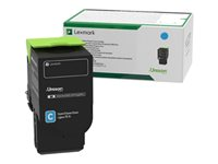 Lexmark - Høykapasitets - cyan - original - tonerpatron LCCP, LRP - for Lexmark C2325dw, C2425dw, C2535dw, MC2325adw, MC2425adw, MC2535adwe, MC2640adwe C232HC0