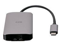 C2G USB C Docking Station with 4K HDMI, USB, Ethernet, and USB C - Power Delivery up to 100W - Dokkingstasjon - USB-C / Thunderbolt 3 - HDMI - 1GbE C2G54456
