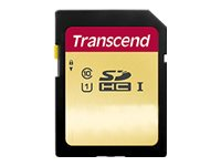 Transcend 500S - Flashminnekort - 16 GB - UHS-I U1 / Class10 - SDHC UHS-I TS16GSDC500S