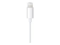 Apple Lightning to 3.5mm Audio Cable - Lydkabel - Lightning hann til 4-polsminijakk hann - 1.2 m - hvit - for iPad/iPhone/iPod (Lightning) MXK22ZM/A