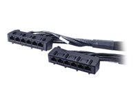 APC Data Distribution Cable - Nettverkskabel - TAA-samsvar - RJ-45 (hunn) til RJ-45 (hunn) - 15.2 m - UTP - CAT 6 - svart DDCC6-050