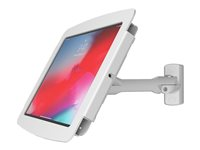 Compulocks iPad Pro 11" (1-4th Gen) Space Enclosure Swing Wall Mount - Innhegning - Tyverisikker - for nettbrett - låsbar - høyverdig aluminium - hvit - skjermstørrelse: 12.9" - veggmonterbar, overflatemonterbar, skranketopp - for Apple 11-inch iPad Pro (1. generasjon, 2. generasjon, 3. generasjon, 4. generasjon) 827W211SENW