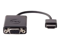 Dell - Video adapter - HDMI hann til HD-15 (VGA) hunn - svart - for Chromebook 3110 2-in-1, 31XX; Latitude 54XX, 74XX; OptiPlex 30XX, 70XX; Precision 32XX DAUBNBC084