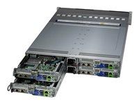 Supermicro BigTwin SuperServer 221BT-HNTR - rackmonterbar - AI Ready - ingen CPU - 0 GB - uten HDD SYS-221BT-HNTR