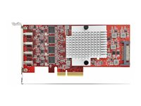 StarTech.com 4-Port USB Type-C PCIe Card, USB-C 10Gb, 4x Controllers, TAA - USB-adapter - PCIe 3.0 x4 lav profil - USB-C 3.2 Gen 2 x 4 - TAA-samsvar P10Q4C-USB-CARD-LP