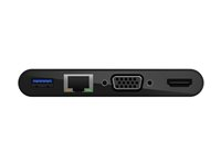 Belkin - Multiportadapter - USB-C - VGA, HDMI - 1GbE AVC005BTBK
